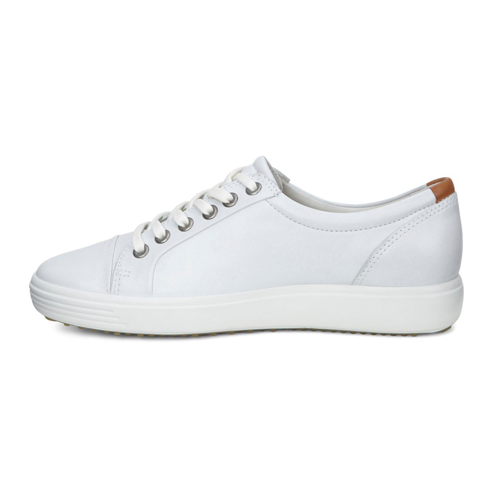 ECCO Womens Sneakers White - Soft 7 - KWZ-028135